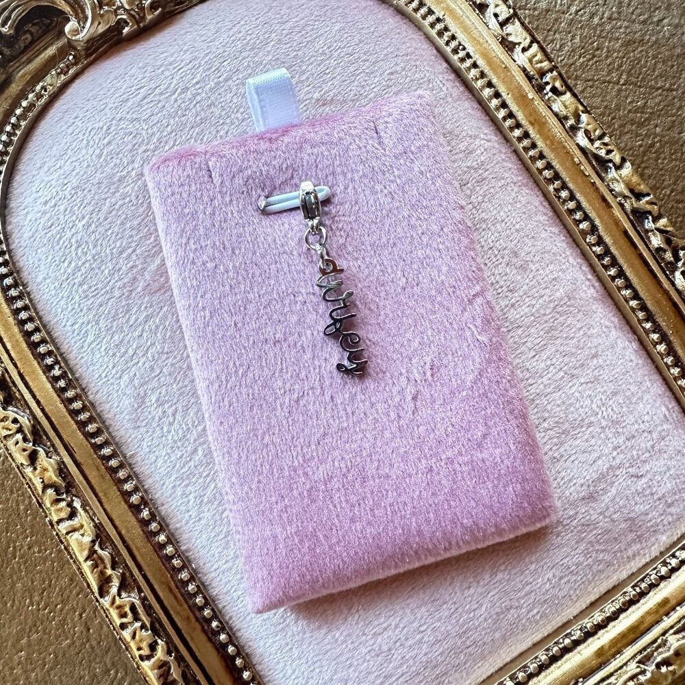 Wifey Charm Pendant Stainless Steel With Lobster Claw Clasp For Bracelets - Picture 5 of 9